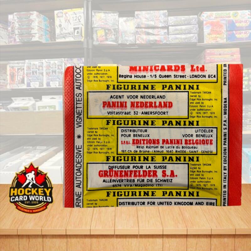 1970s Panini Tarzan Figurine Vintage Sticker Wax Pack - Printed in Italy Image 2