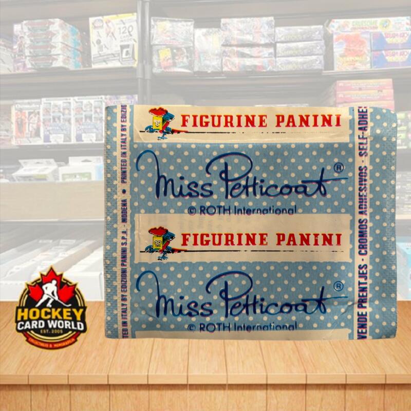 1981 Panini Miss Petticoat Vintage Sticker Wax Pack - Printed in Italy Image 2