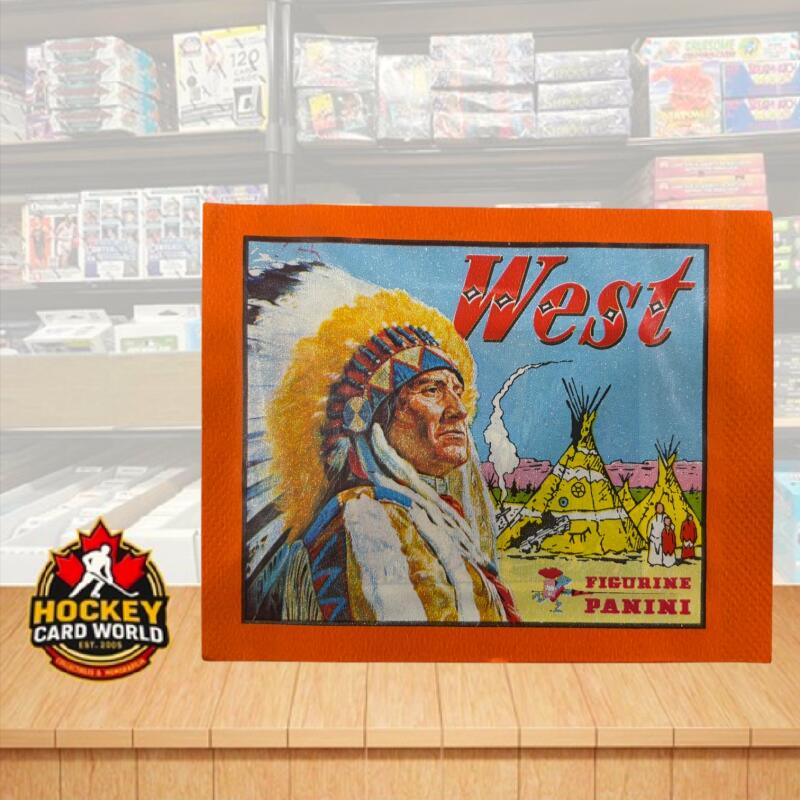 1976 Panini West Vintage Album Sticker Wax Pack - Printed in Italy Image 1