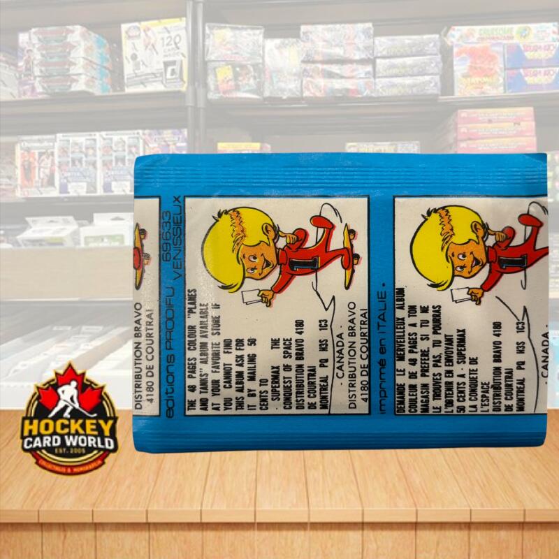 1980 Prodifu Conquest of Space Vintage Album Sticker Wax Pack - Printed in Italy Image 2