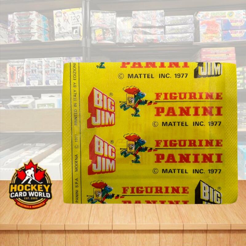 1977 Panini Big Jim Vintage Album Sticker Wax Pack - Printed in Italy Image 2