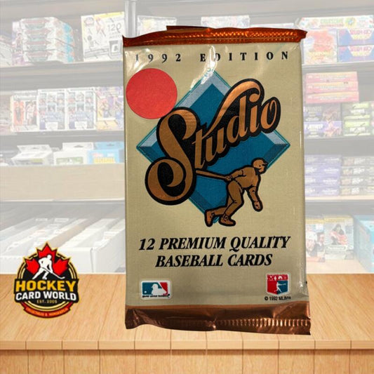 1992 Leaf Studio Edition Major League Baseball Hobby Sealed Pack - 12 Card Pack Image 1