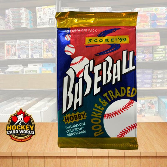 1994 Score Rookie Traded Major League Baseball Hobby Sealed Pack - 10 Card Pack Image 1