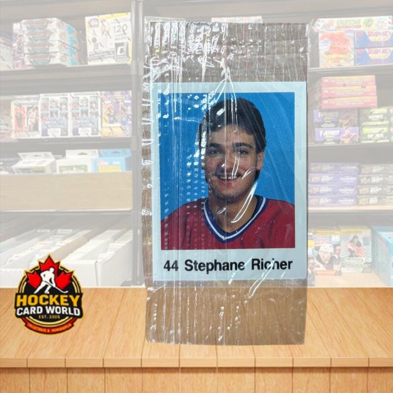 1988-89 Frito-Lay Stickers Sealed Wrapper Hockey Sticker Stephanie Richer 44 Image 1
