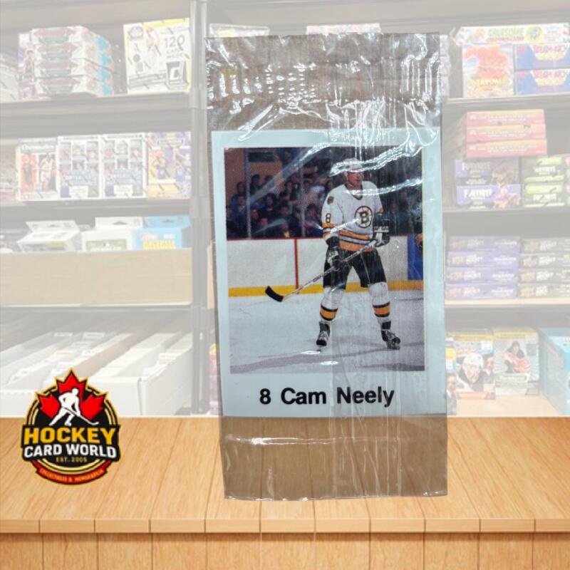 1988-89 Frito-Lay Stickers Sealed Wrapper Hockey Sticker Cam Neely 8 Image 1