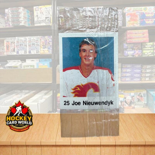 1988-89 Frito-Lay Stickers Sealed Wrapper Hockey Sticker Joe Nieuwendyk 25 Image 1
