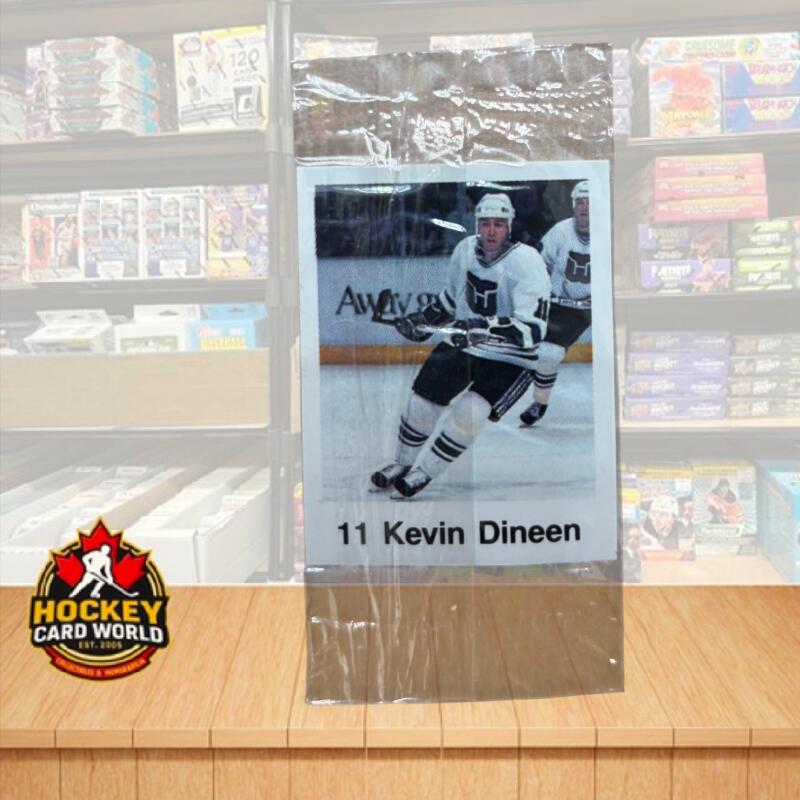 1988-89 Frito-Lay Stickers Sealed Wrapper Hockey Sticker Kevin Dinnen 11 Image 1