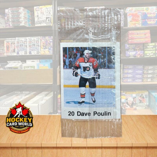 1988-89 Frito-Lay Stickers Sealed Wrapper Hockey Sticker Dave Poulin 20 Image 1