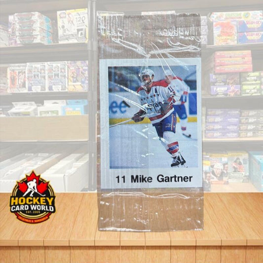 1988-89 Frito-Lay Stickers Sealed Wrapper Hockey Sticker Mike Gartner 11 Image 1