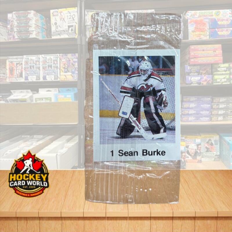 1988-89 Frito-Lay Stickers Sealed Wrapper Hockey Sticker Sean Burke 1 Image 1