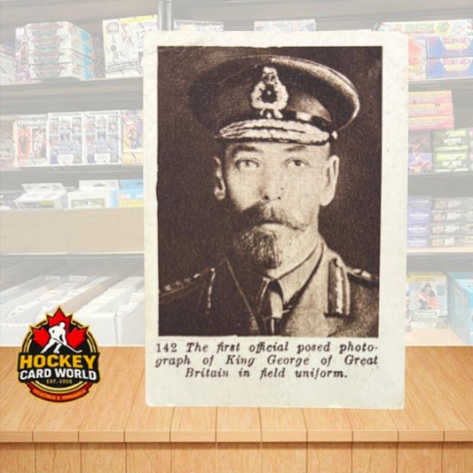 1916 Imperial Tobacco World War 1 C98 #142 King George Britain  V105510 Image 1