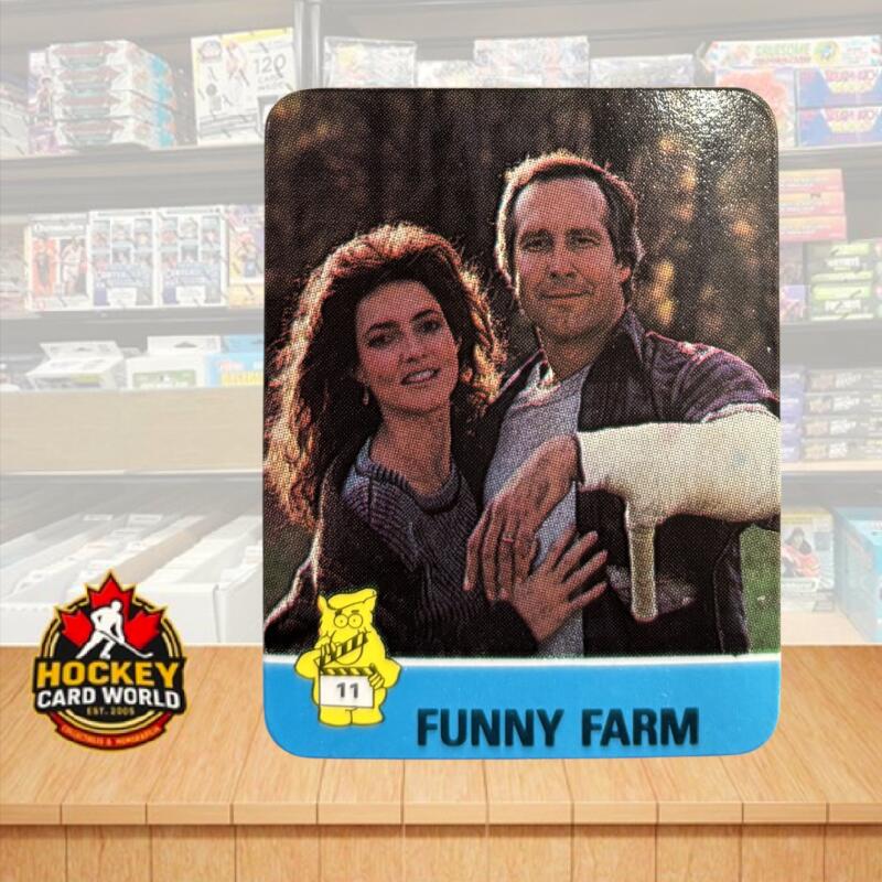 1988 Hostess Hot Summer Flicks Sticker #11 Funny Farm V105512 Image 1