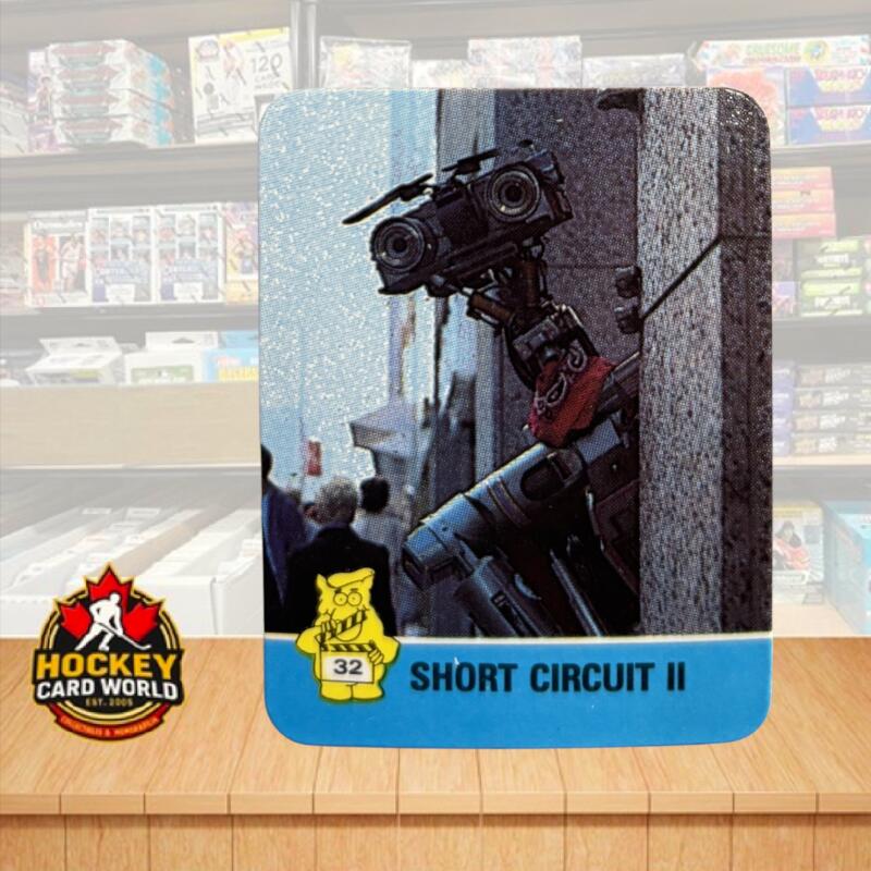 1988 Hostess Hot Summer Flicks Sticker #32 Shirt Circuit II V105513 Image 1