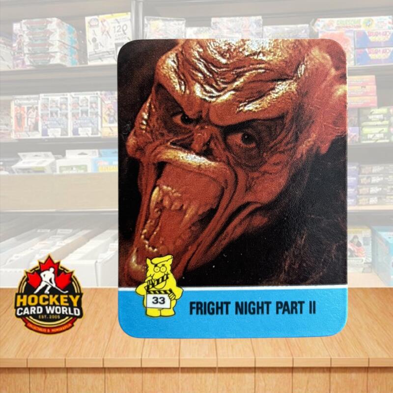 1988 Hostess Hot Summer Flicks Sticker #33 Fright Night Part II V1055155 Image 1