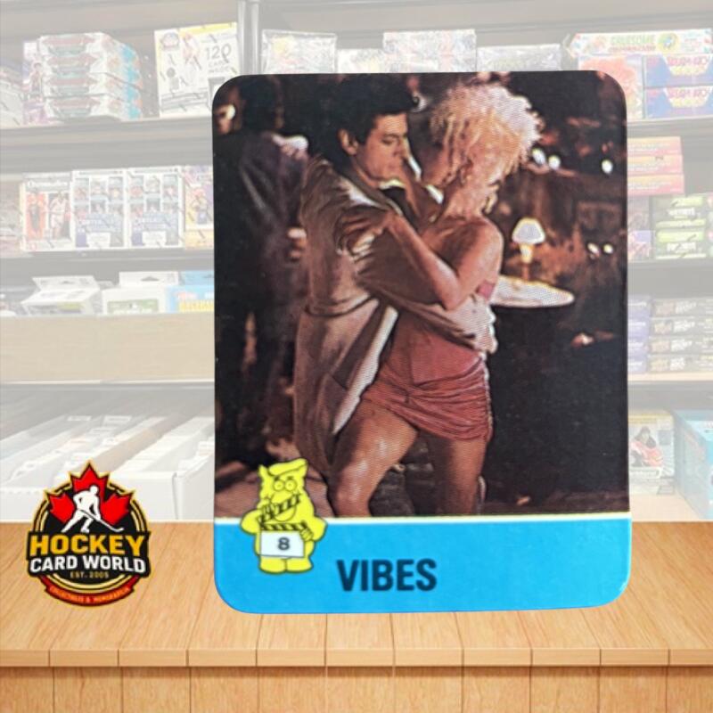 1988 Hostess Hot Summer Flicks Sticker #8 Vibes V105516 Image 1