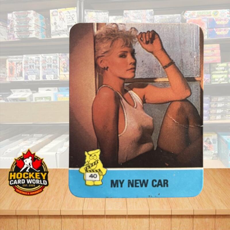 1988 Hostess Hot Summer Flicks Sticker #40 My New Car V105524 Image 1