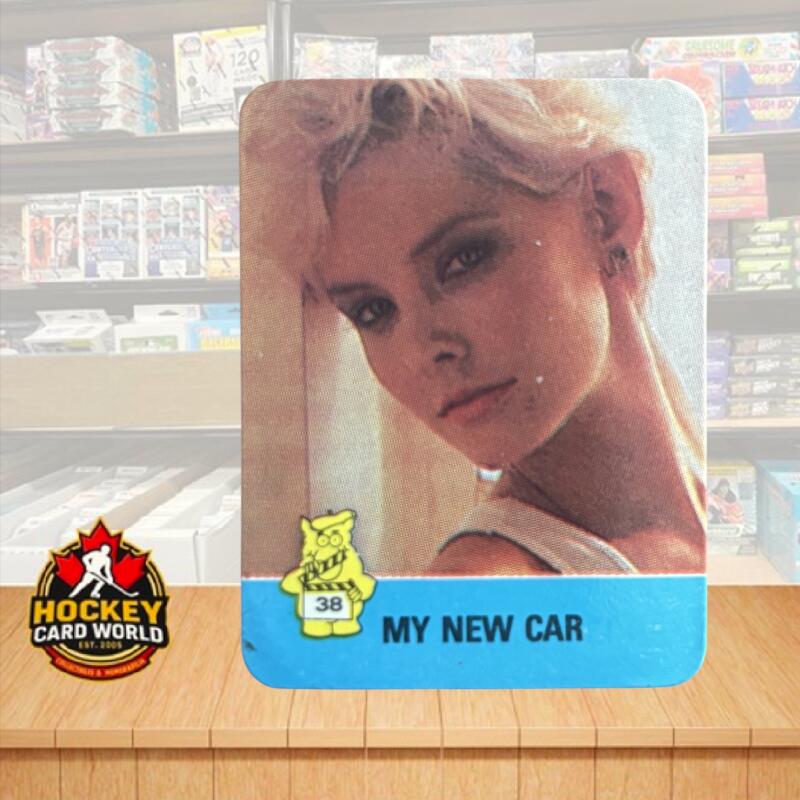 1988 Hostess Hot Summer Flicks Sticker #38 My New Car V105525 Image 1