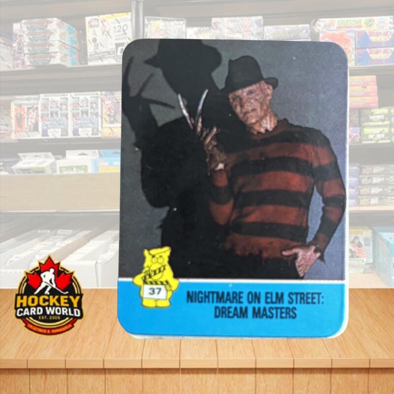1988 Hostess Hot Summer Flicks Sticker #37 Nightmare Elm Street V105526 Image 1