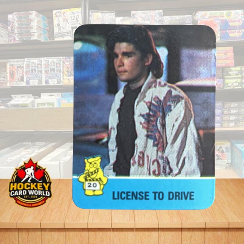 1988 Hostess Hot Summer Flicks Sticker #20 License To Drive V105529 Image 1