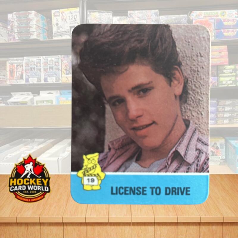 1988 Hostess Hot Summer Flicks Sticker #19 License To Drive V105530 Image 1