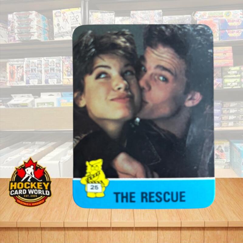 1988 Hostess Hot Summer Flicks Sticker #25 The Rescue V105535 Image 1