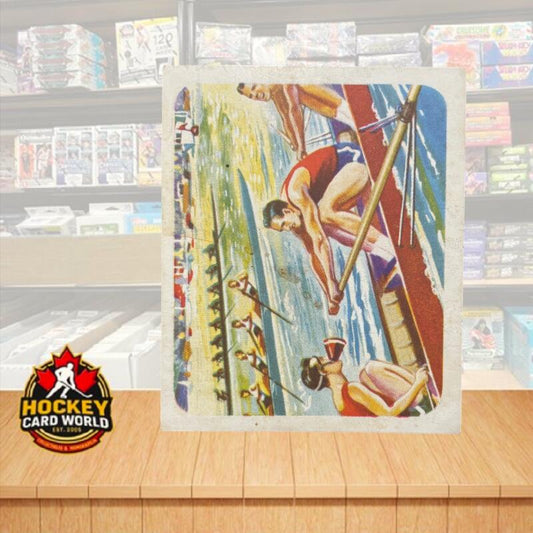 1949 Cracker Jack Sport Yesterday-And-Today #22 Rowing Sculling V105555 Image 1