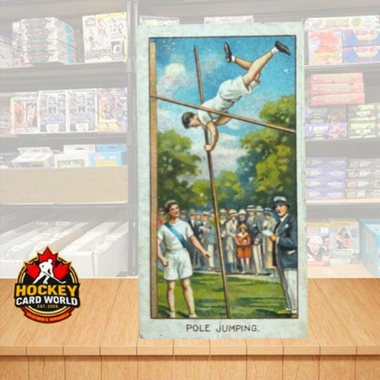 1925 Turf Cigarettes Sports Records Complete Series #6 Pole Jump V105561 Image 1