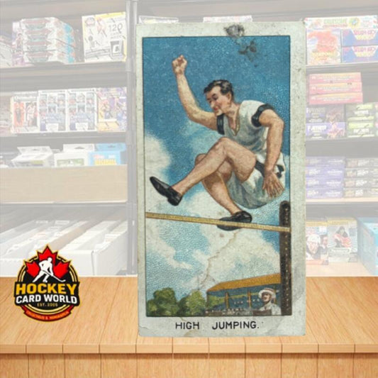 1925 Turf Cigarettes Sports Records Complete Series #12 High Jump V105563 Image 1