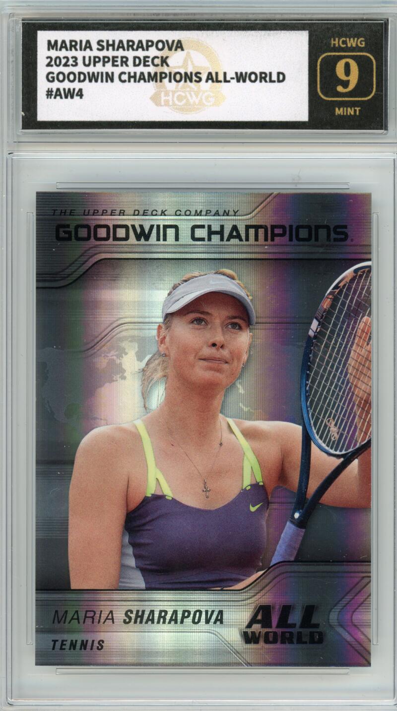 2023 Upper Deck Goodwin Champion All-World #AW4 Maria Sharapova Graded HCWG 9 Image 1