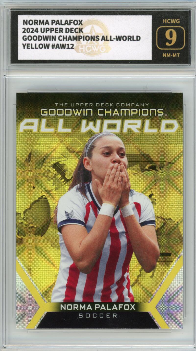 2024 Upper Deck Goodwin Champion All-World #AW12 Norma Palafox Graded HCWG 9 Image 1