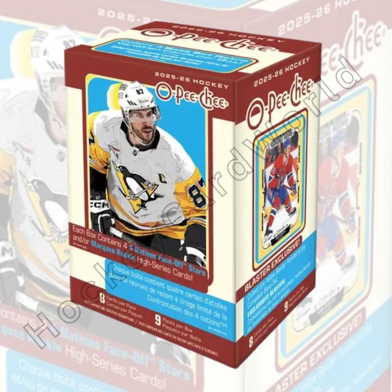 2025-26 Upper Deck O-Pee-Chee Hockey Blaster Box - 9 Packs Per Box Image 1