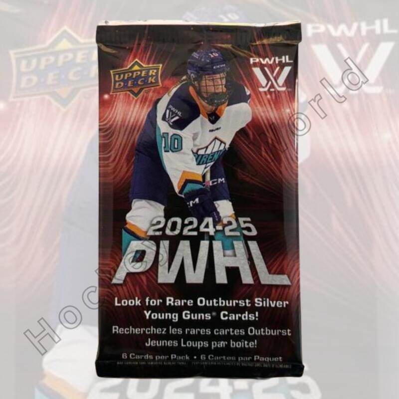 2024-25 Upper Deck PWHL Hockey Sealed Pack - 8 Cards Per Pack Image 1