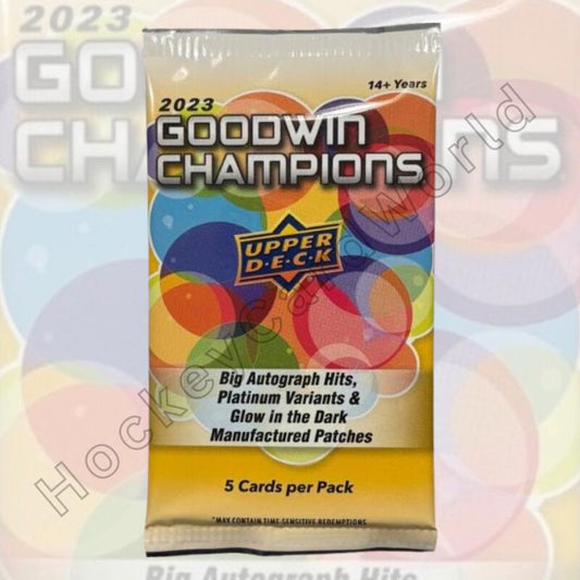 2023 Upper Deck Goodwin Champions Sealed Pack - 5 Cards Per Pack Image 1