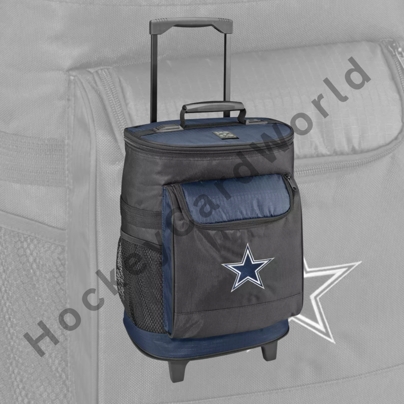 NFL Football Rolling Cooler - Dallas Cowboys - 14x16x21" - Holds 30 Cans + Image 1
