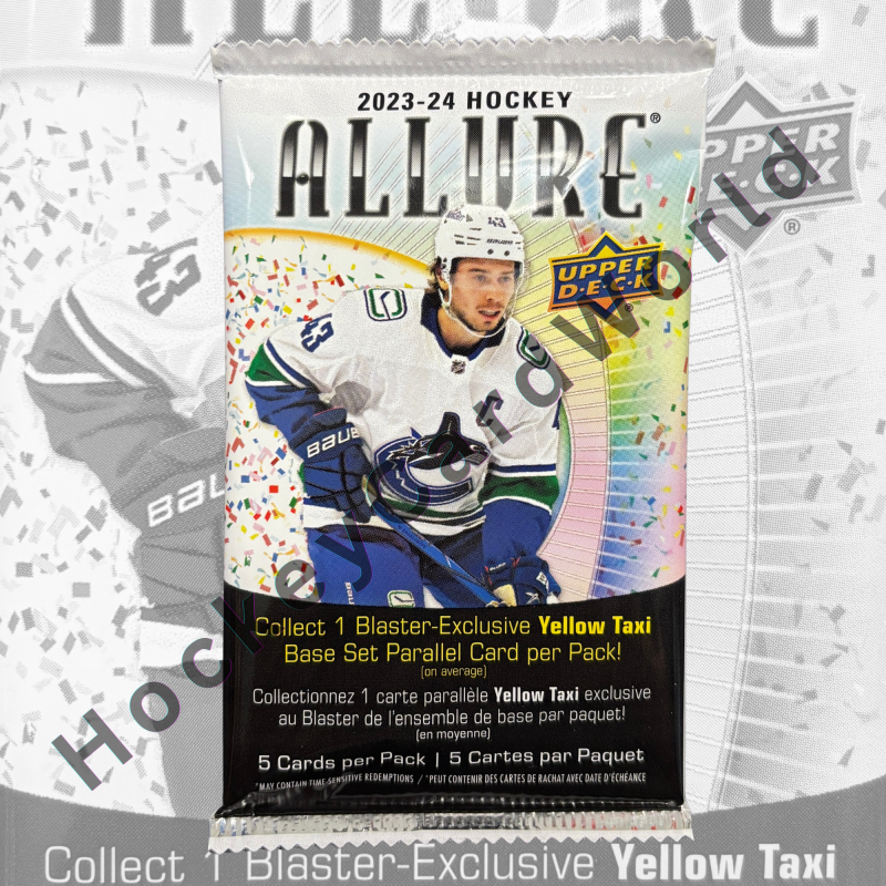 2023-24 Upper Deck Allure Hockey Pack - 5 Cards Per Pack Image 1