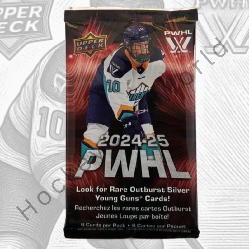 2024-25 Upper Deck PWHL Hockey Sealed Pack - 8 Cards Per Pack Image 1