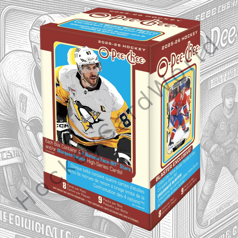 2025-26 Upper Deck O-Pee-Chee Hockey Blaster Box - 9 Packs Per Box Image 1