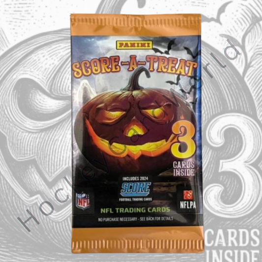 2024 Score Halloween Score-A-Treat Football Sealed Pack - 1 Insert Per Pack Image 1