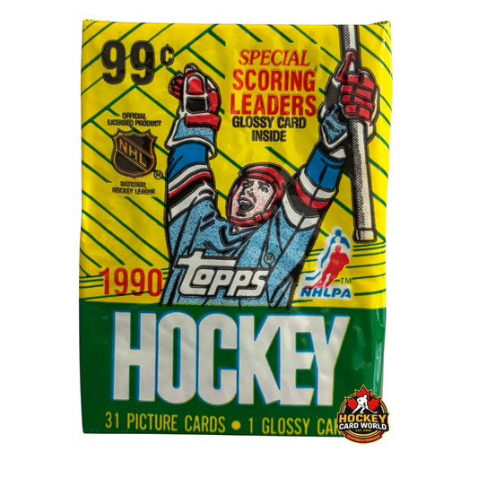 1990-91 Topps Jumbo Hockey Single Pack - 31 Cards Per Pack Image 1