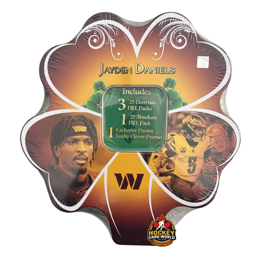 2026 Panini Lucky Clover Football Sealed Tin Jayden Daniels - Promo Exclusive Image 1