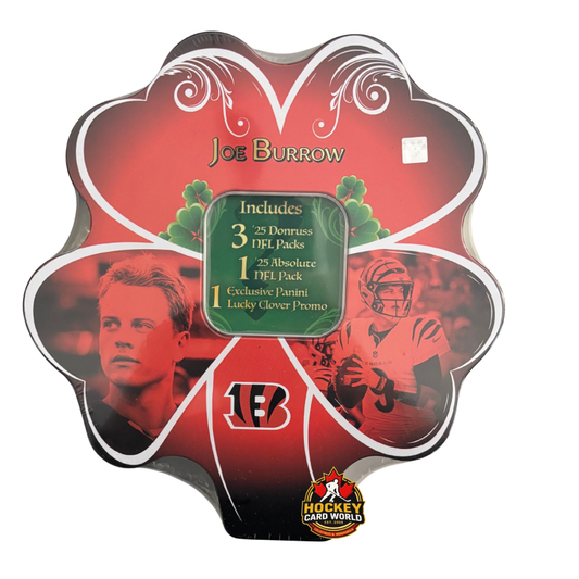 2026 Panini Lucky Clover Football Sealed Tin Joe Burrow - Promo Exclusive Image 1