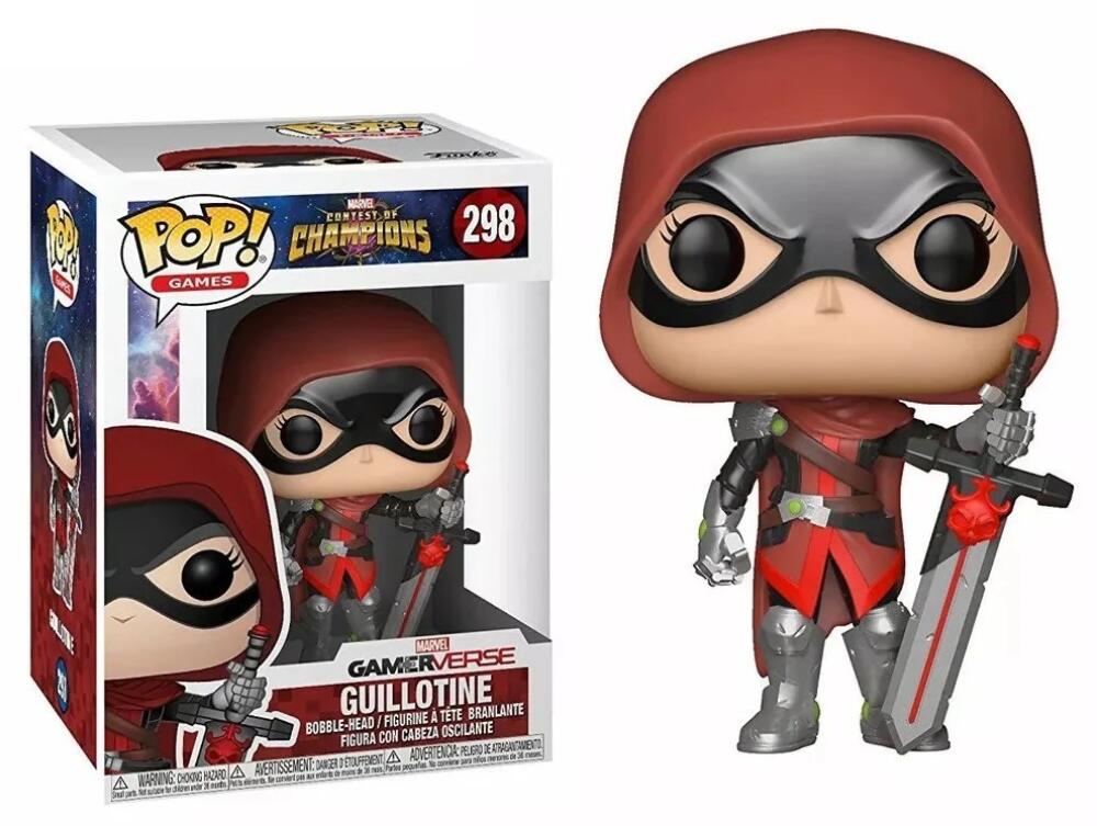 Funko Pop - 298 Games - Marvel Champions - Guillotine Vinyl Figure  Image 1