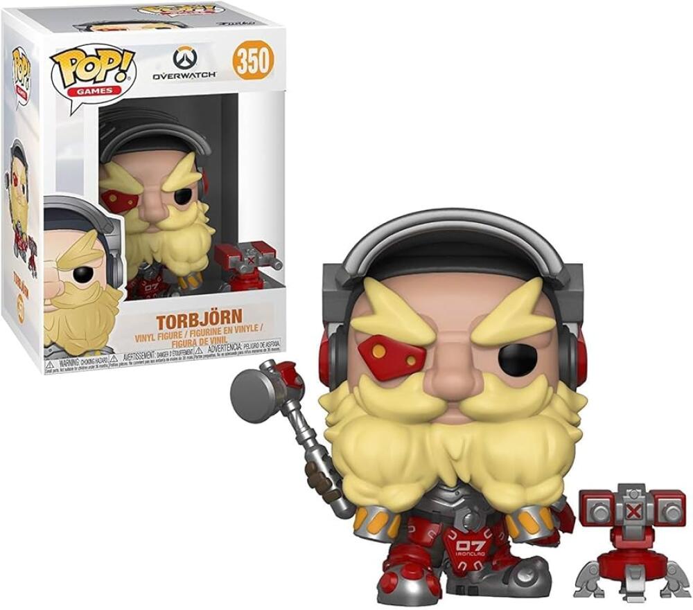 Funko Pop - 350 Games - Overwatch - Torbjorn Vinyl Figure  Image 1