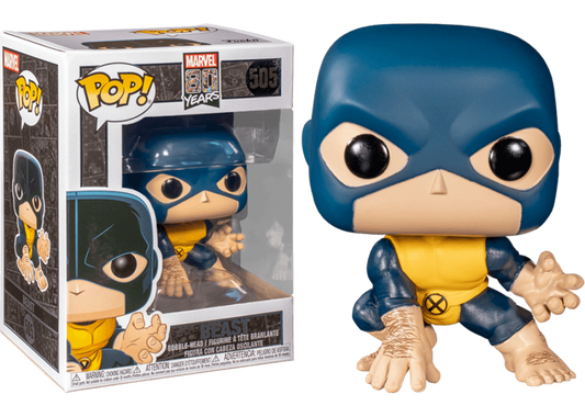 Funko Pop - 505 Marvel - 80 Years! - Beast Vinyl Figure  Image 1