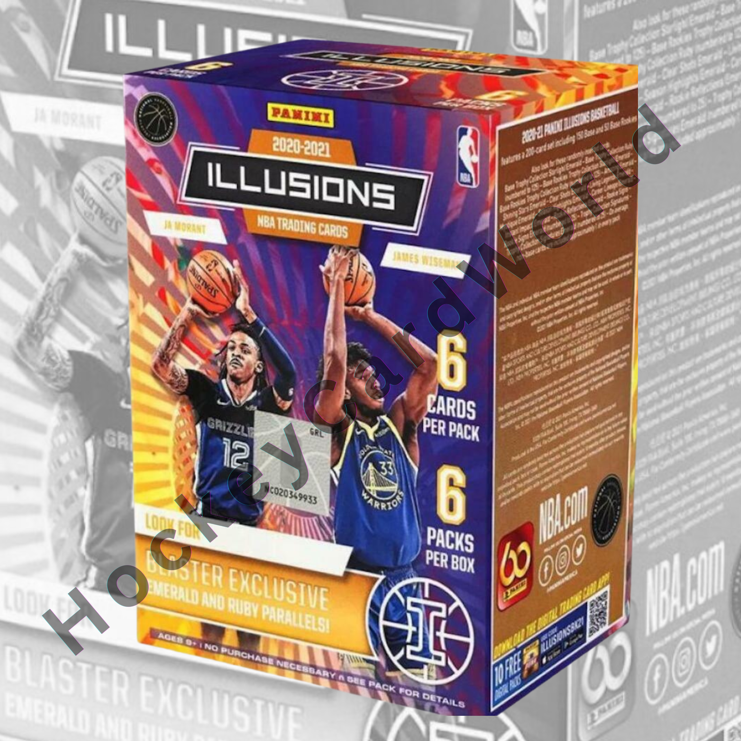 2020-21 Panini Illusions Basketball Box Factory Sealed - Exclusives!