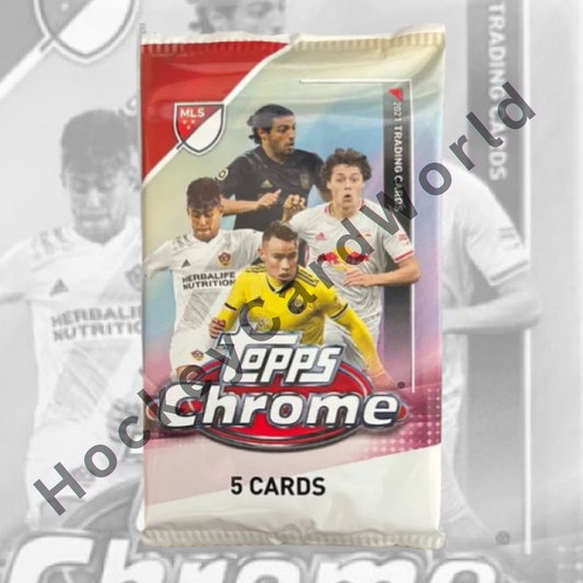 2021 Topps Chrome MLS Soccer Box - 6 Pink X-Fractor Exclusives Per Box