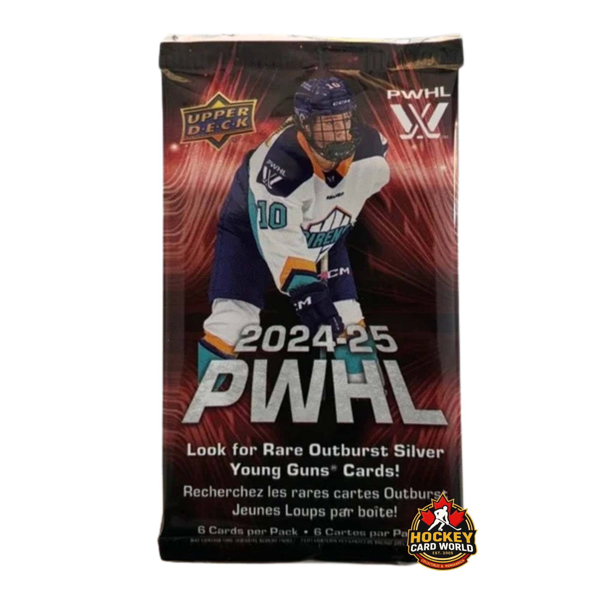 2024-25 Upper Deck PWHL Hockey Sealed Pack - 8 Cards Per Pack