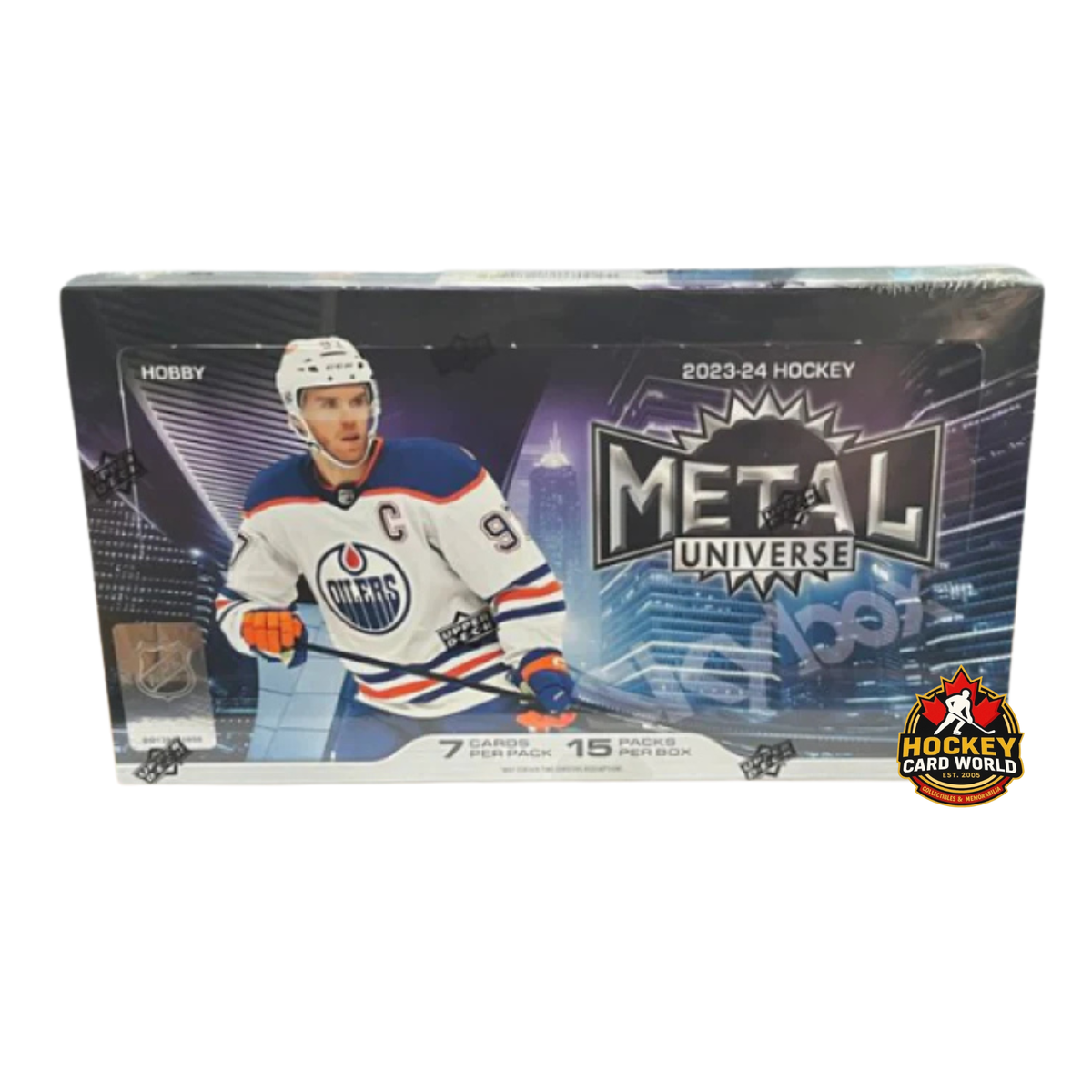 2023-24 Upper Deck Metal Universe Hockey HOBBY Box - Look for Bedard Rookies?