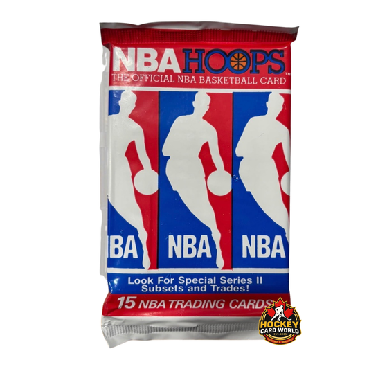 1990-91 NBA Hoops Series 2 Basketball Sealed Unopened Pack - 15 Card Pack