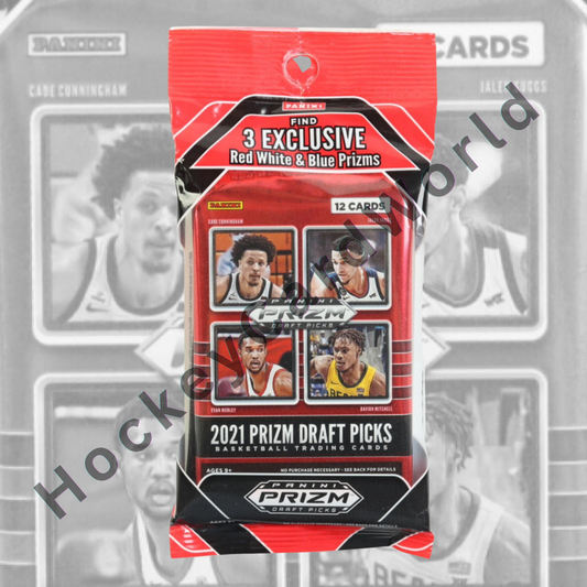 2022-22 Panini Prizm Draft Picks Jumbo Fat Basketball Trading Card Pack + Bonus